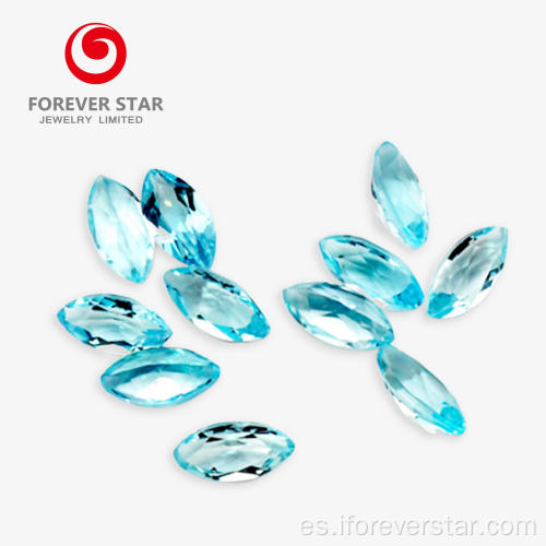 Piedra preciosa natural Oval Oval Cut Sky Blue Topaz